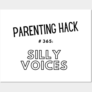 Parenting Hack #365: Silly Voices Posters and Art